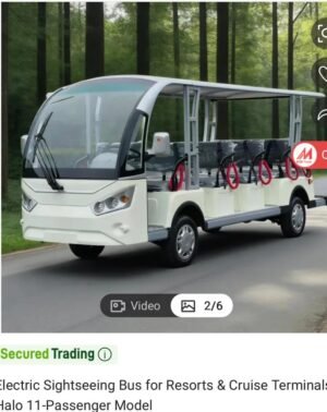 14-seater electric sightseeing shuttle bus