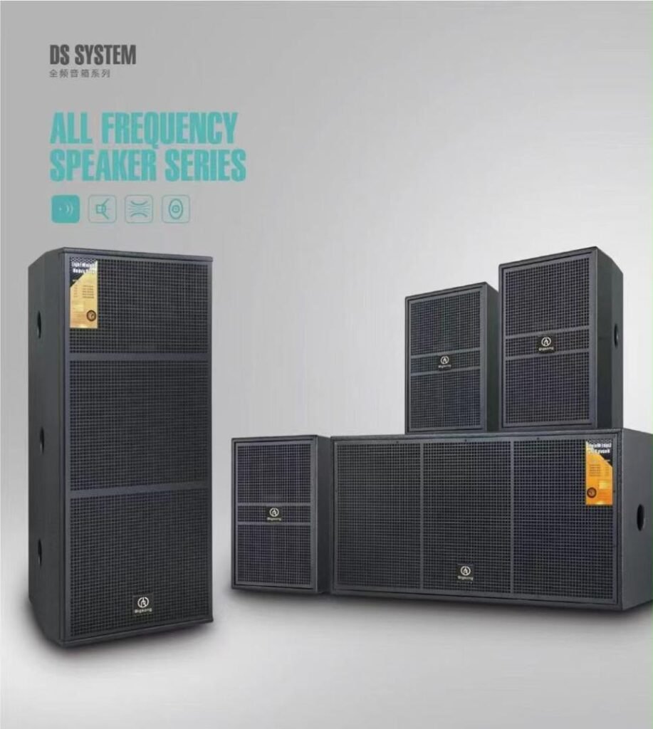 All Frequency Speaker Series" sound system